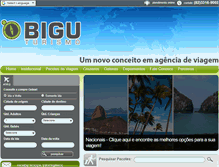 Tablet Screenshot of biguturismo.com.br
